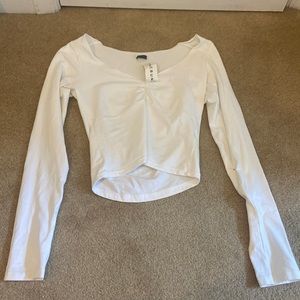 brandy melville white long sleeve